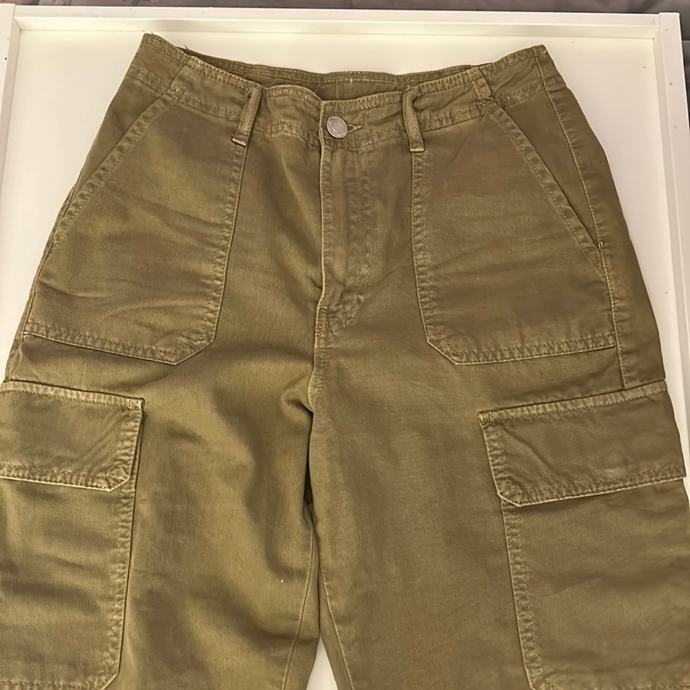 Zara green cargo pants